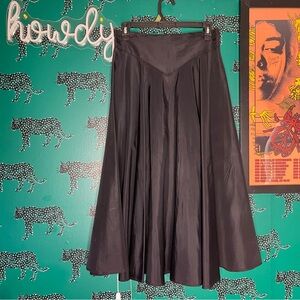 NYLON Black A-Line VINTAGE Skirt